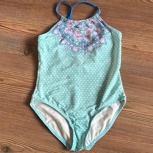 Wallflower Swim Girls One-Piece Bathing Suit Girls Size 8